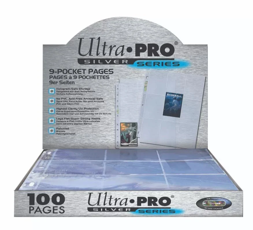 9-Pocket Silver Series Pages