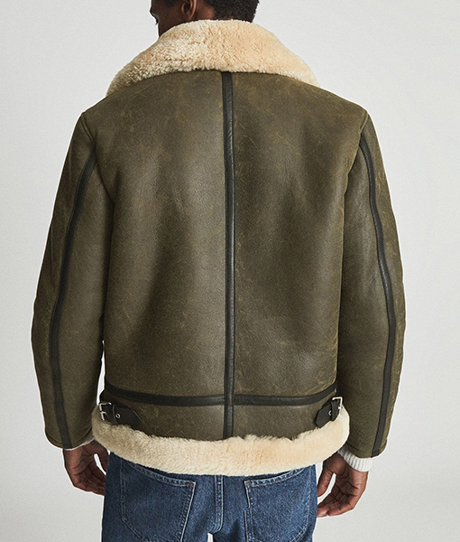 Men’s Flight Hardy Aviator Shearling Jacket