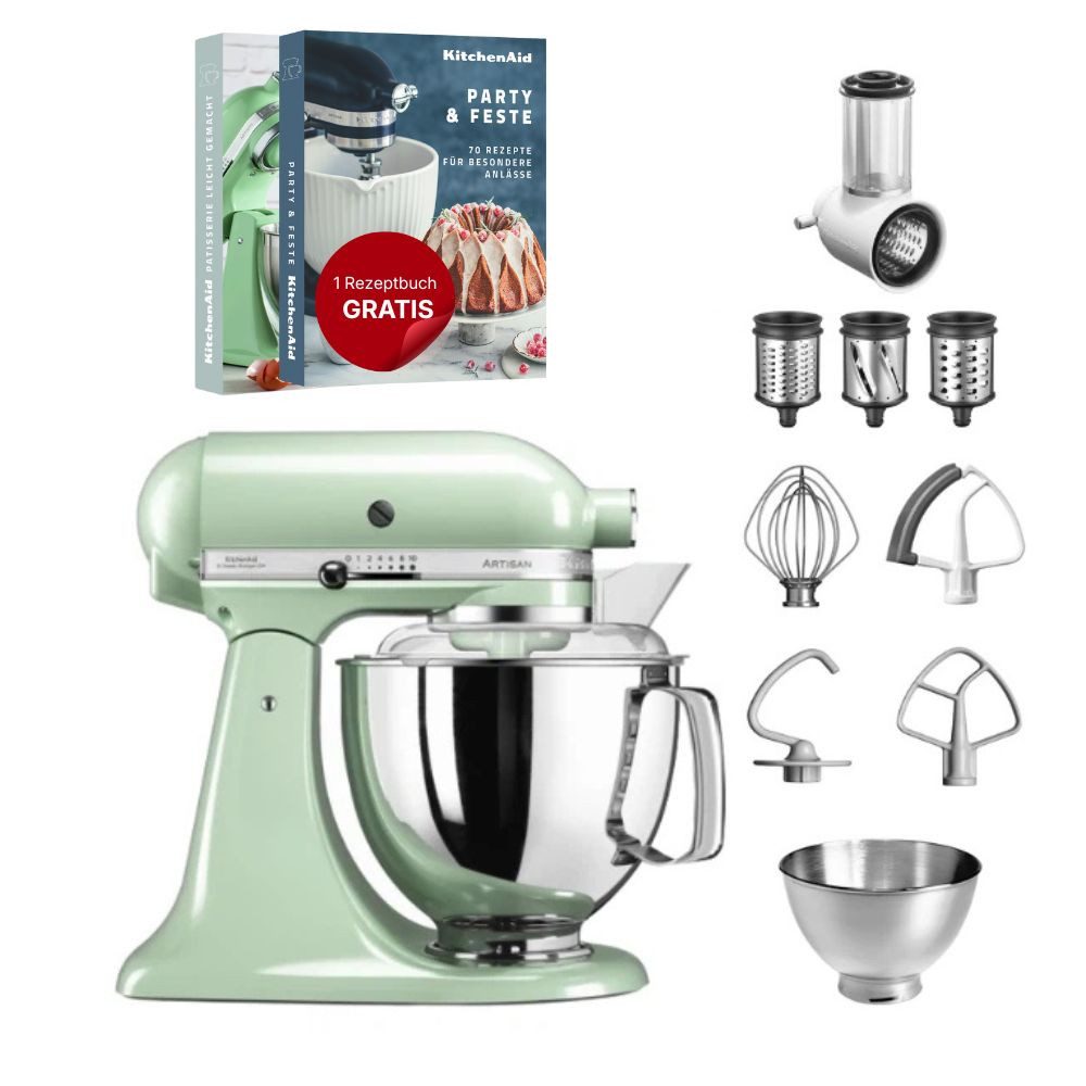 Küchenmaschine KitchenAid 4,8 L 5KSM175 Artisan Küchenmaschine Beginnerset