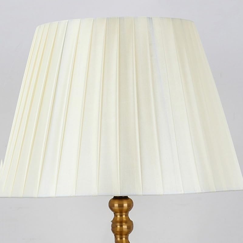 Fernbedienbare dimmbare Nachtlampe, Nachttischlamp Keramik-Tischlampe mit Stoff-Lampenschirm 53x33 Zentimeter 220V-240V