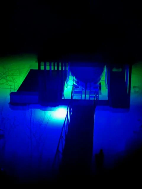 Green Blob 110V Bottom Bobber: LED Underwater Dock Fishing Light