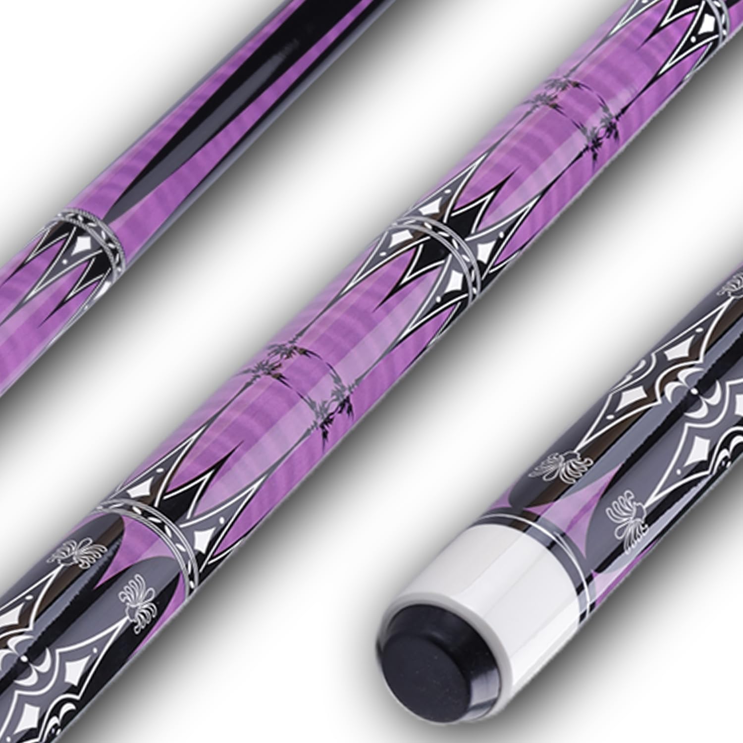Sinsilvie 13mm 58 Pollici 19 20 Once Stecche Biliardo Pool,1/2 Maple Pool Cue Stick,Bastone da Biliardo da Bar per Uomini e Donne.