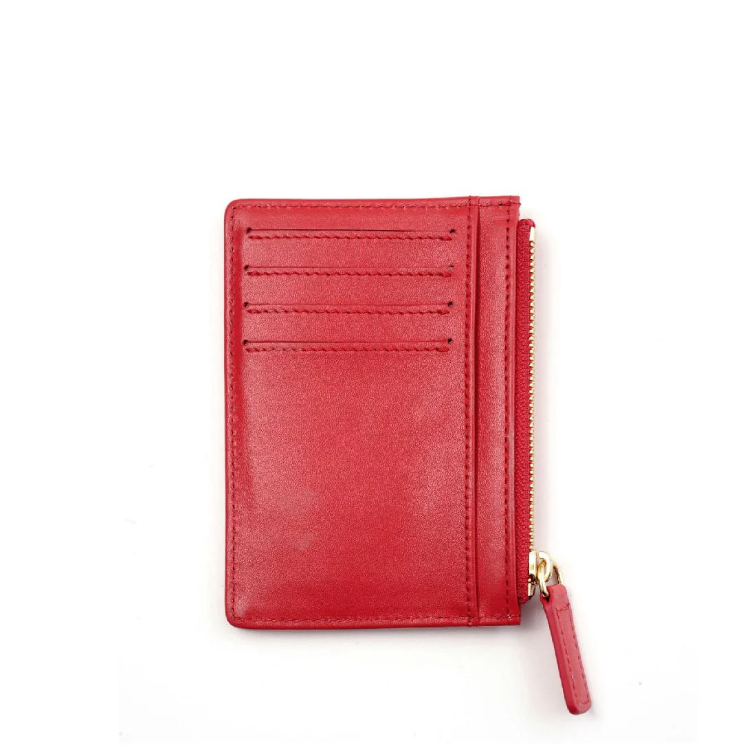 Portacarte Spalding & Bros Sissy zip con portamonete rosso 175165U500