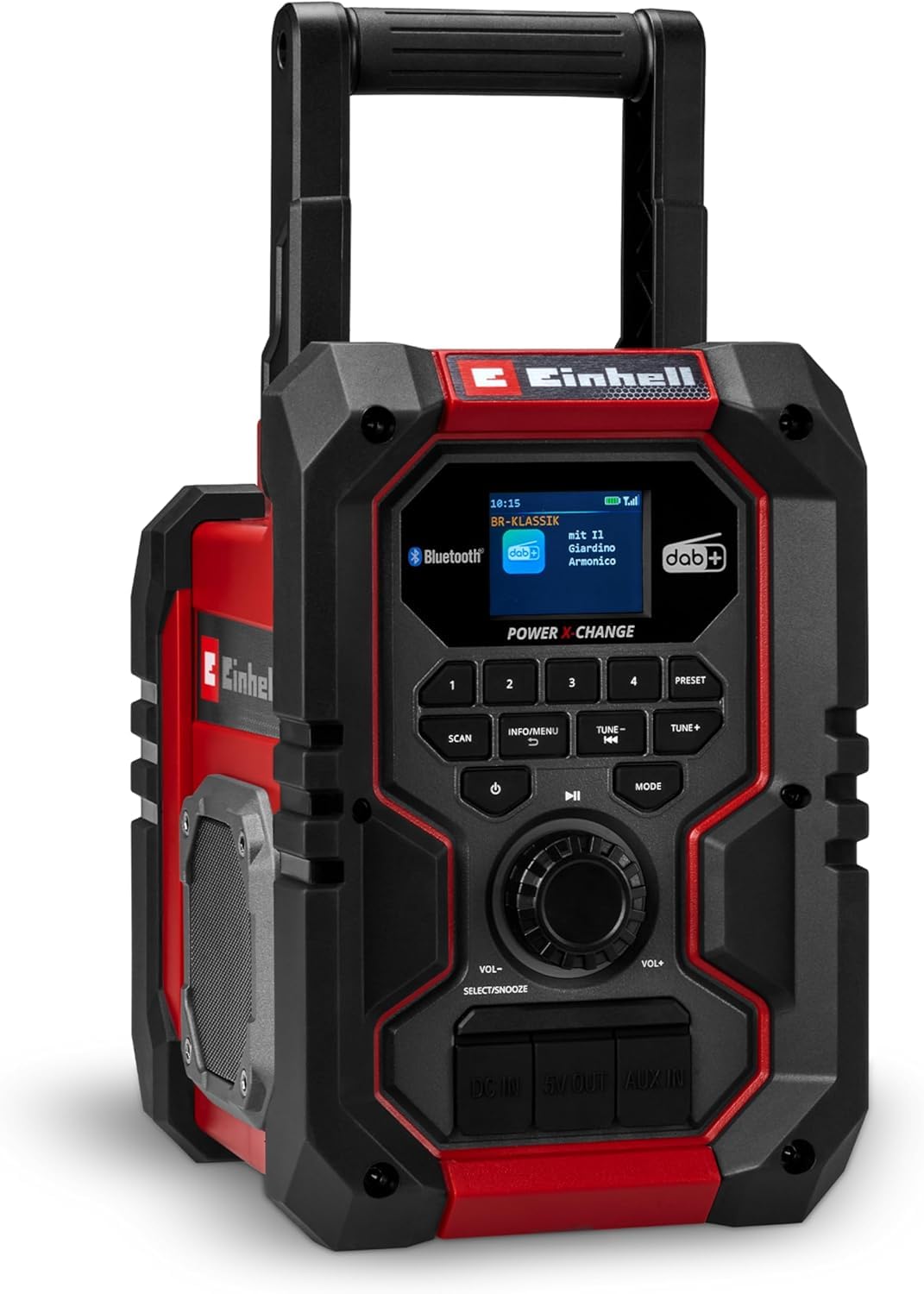 Einhell Akku Baustellenradio TE CR 18 Li DAB Plus FM Bluetooth Solo ohne Akku und Ladegerät