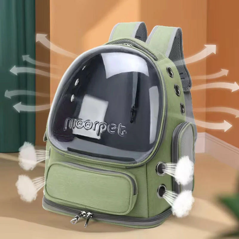 Pet Carrier Backpack �C Bubble Window, Ventilation & Ergonomic Padded Straps