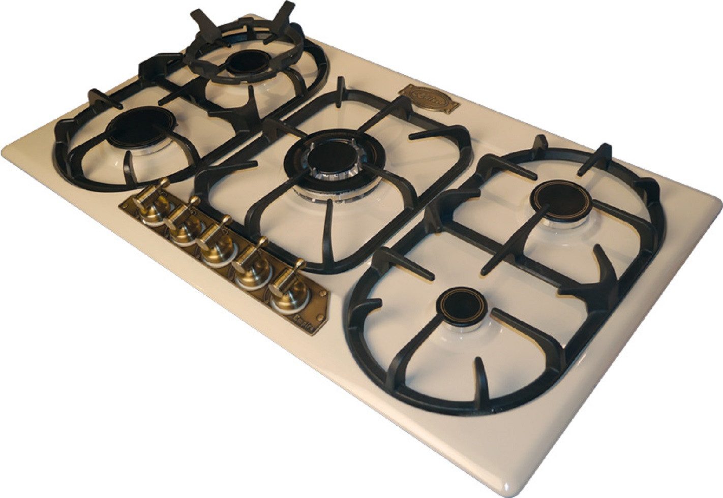 Gas-Kochfeld 90 cm Autark Gasherd 3,8 kW WOK KG 9325 ElfEm Turbo