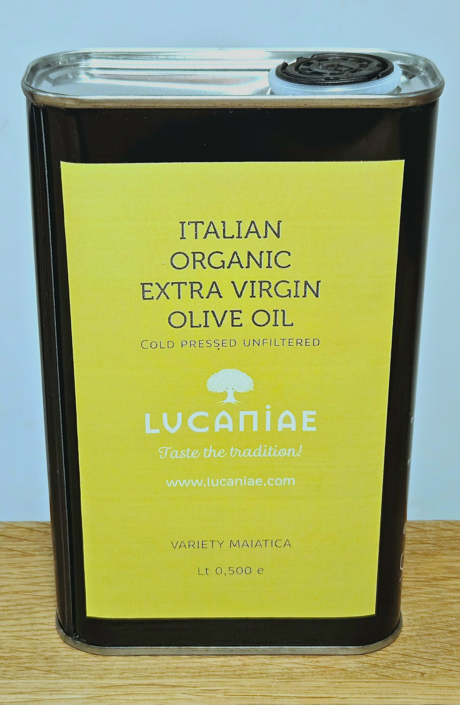 Italian Extra Virgin Olive Oil - BIO - 0.5 Lt. (Can)