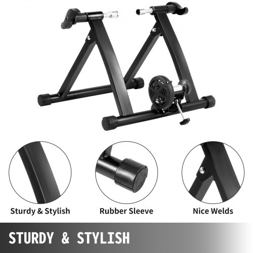 VEVOR Fahrradtrainer Ständer Magnet Widerstand Ausübung Stationär 26-29 Zoll