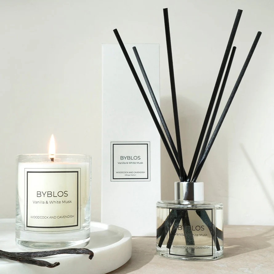 Byblos Diffuser Refill a?? 300ml | Musk, Patchouli, Lemon & Vanilla