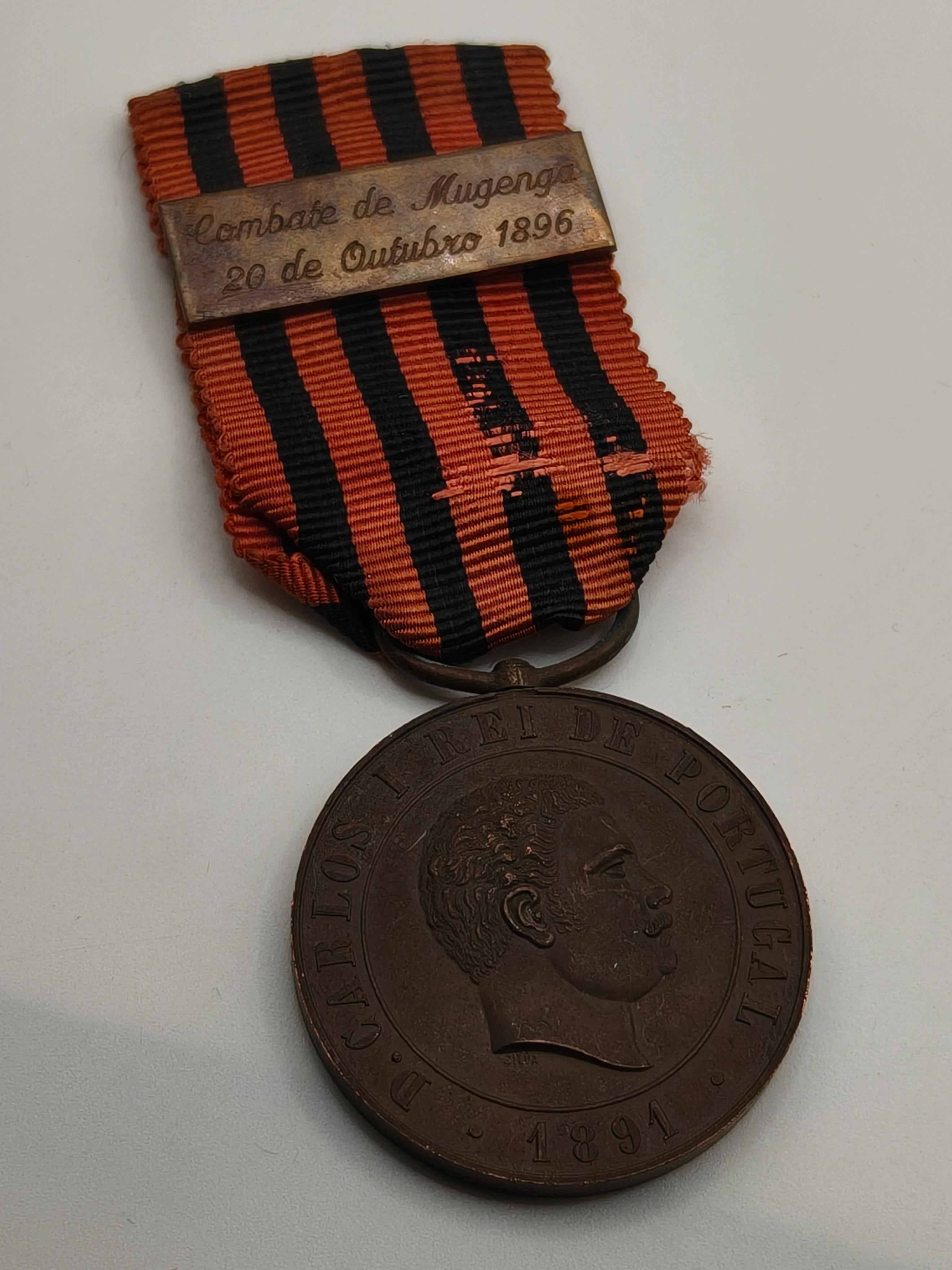 Medalla Colonial Combate de Megunga 1896 Carlos I