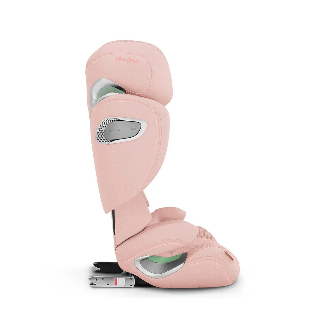 Seggiolino auto CYBEX Solution T i-Fix Plus – Gruppo 2/3, rosa pesca, con ISOFIX e poggiatesta regolabile in altezza