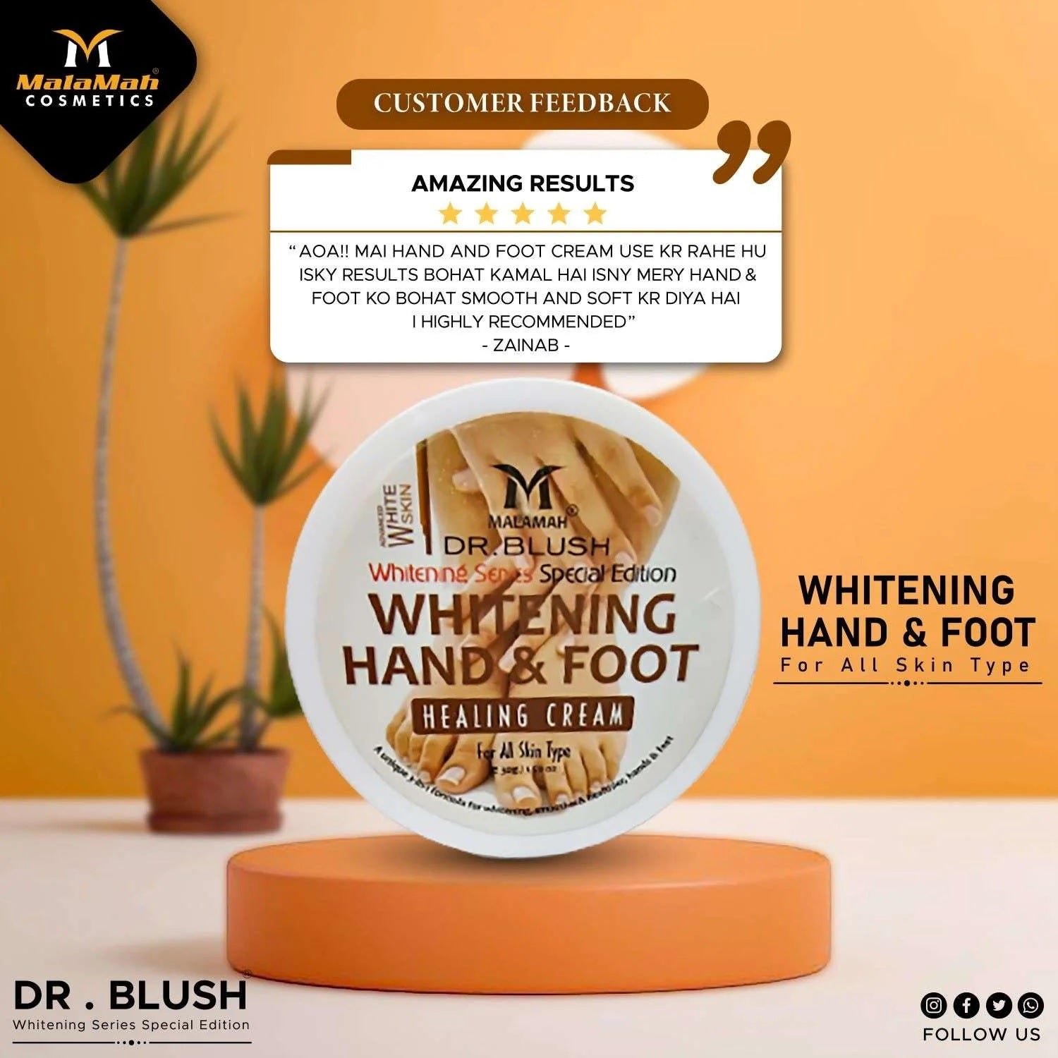 Malamah Dr.Blush Hand & Foot lightening Cream