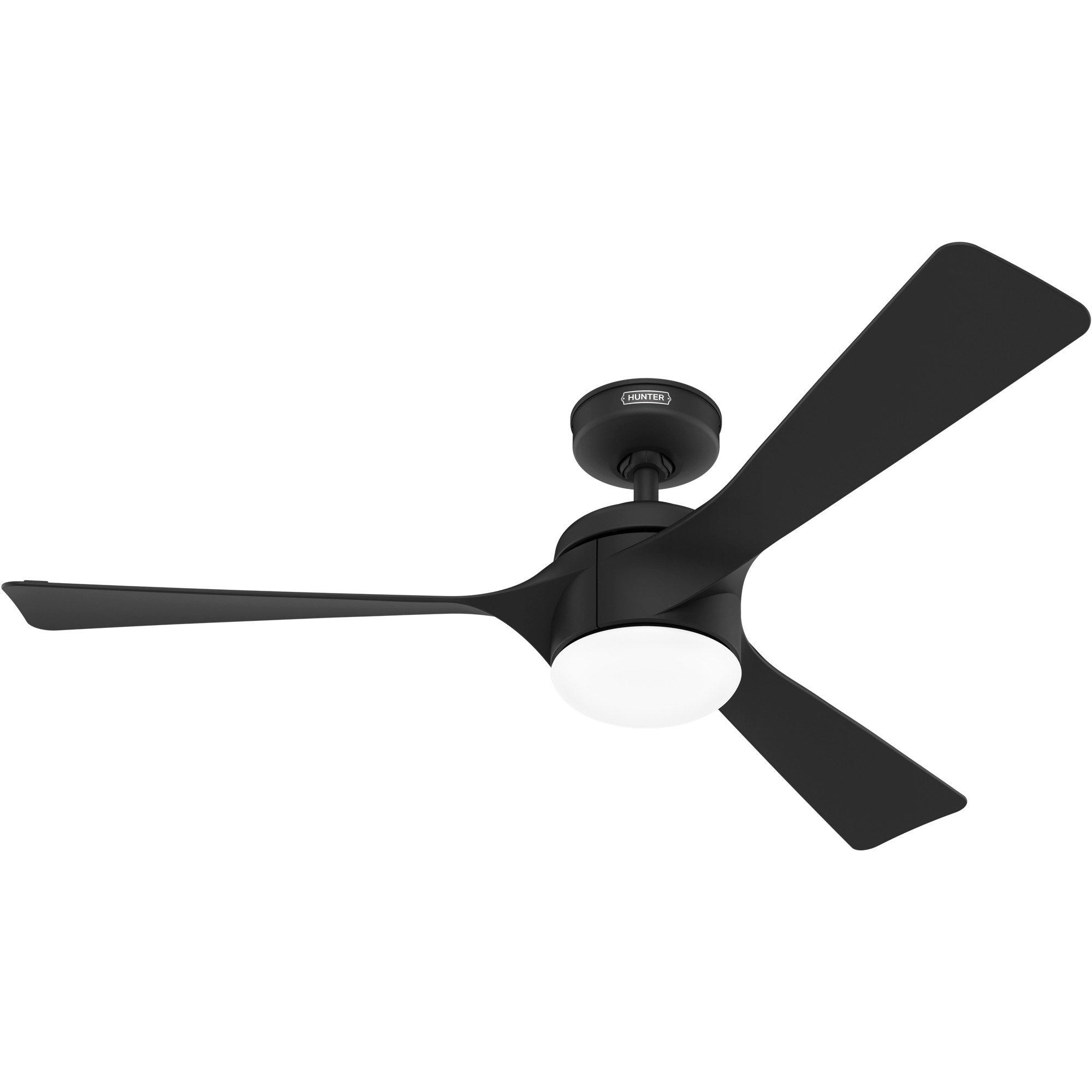 Deckenventilator DC Deckenventilator Rosedale Schwarz mit LED