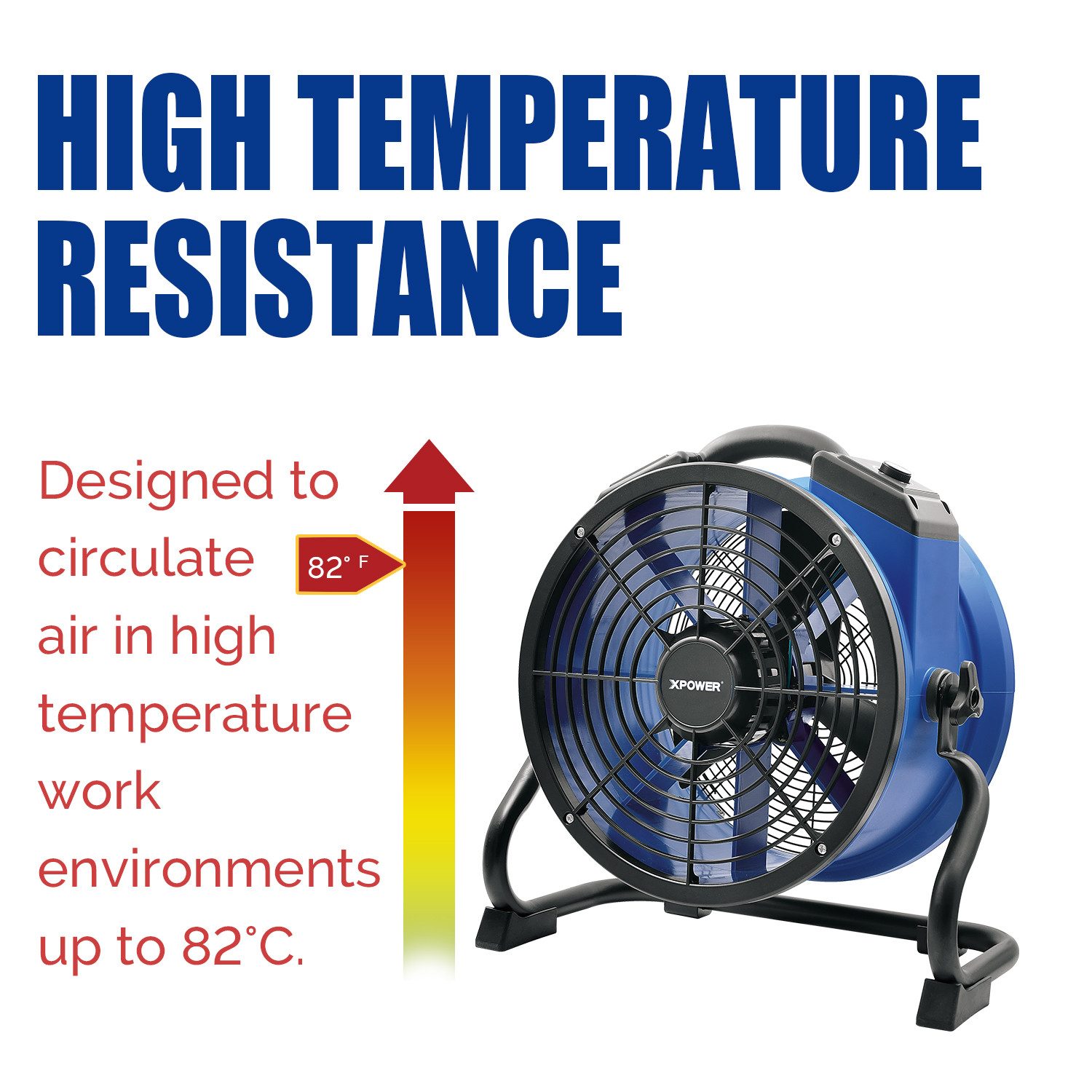 Tischventilator X-35AR Hochtemperaturbeständiger 13
