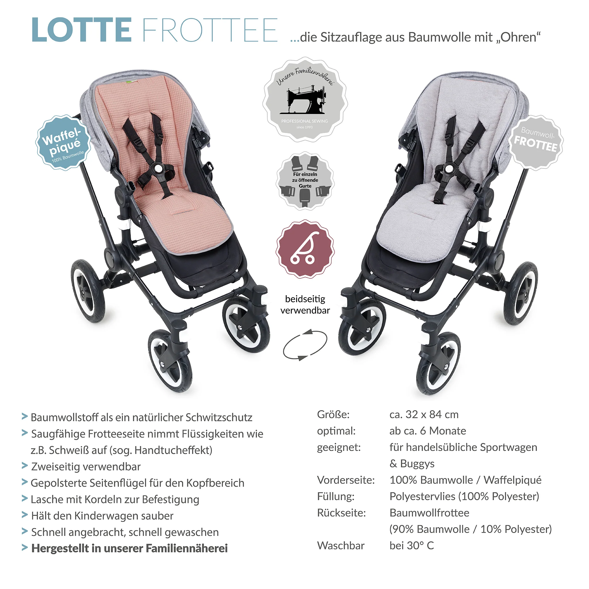 LOTTE FROTEE die gro?e Sitzauflage mit Ohren