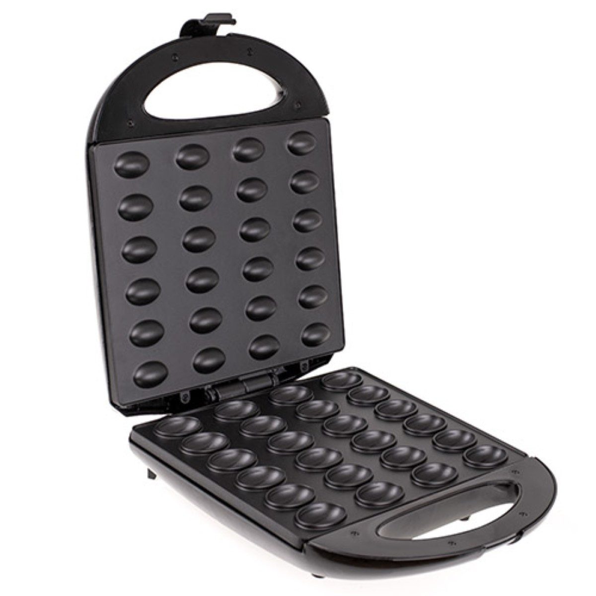 Waffeleisen AD 3039B Nusskeks-Maker – 24 Stück, 1600W in Schwarz