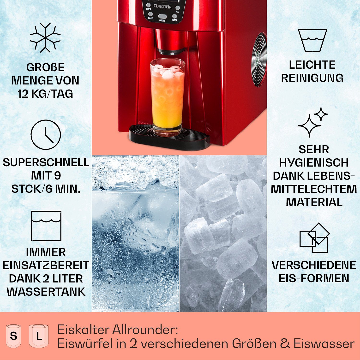 Eiswürfelmaschine Ice Volcano 2G