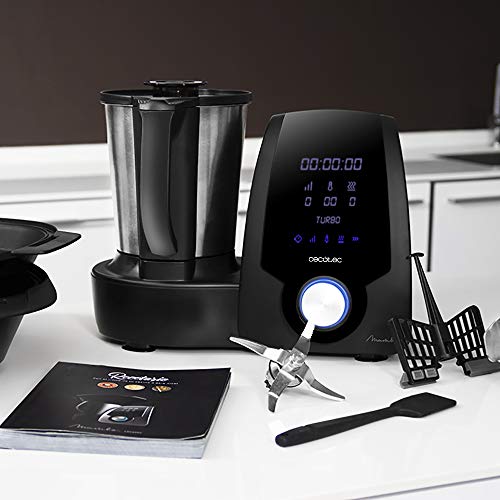 Cecotec Robot da cucina multifunzione Mambo 6090. 1700 W, 23 funzioni, caraffa con capacità 3,3 l, 3 piatti alla volta, 10 velocità, timer : Amazon.it: Casa e cucina