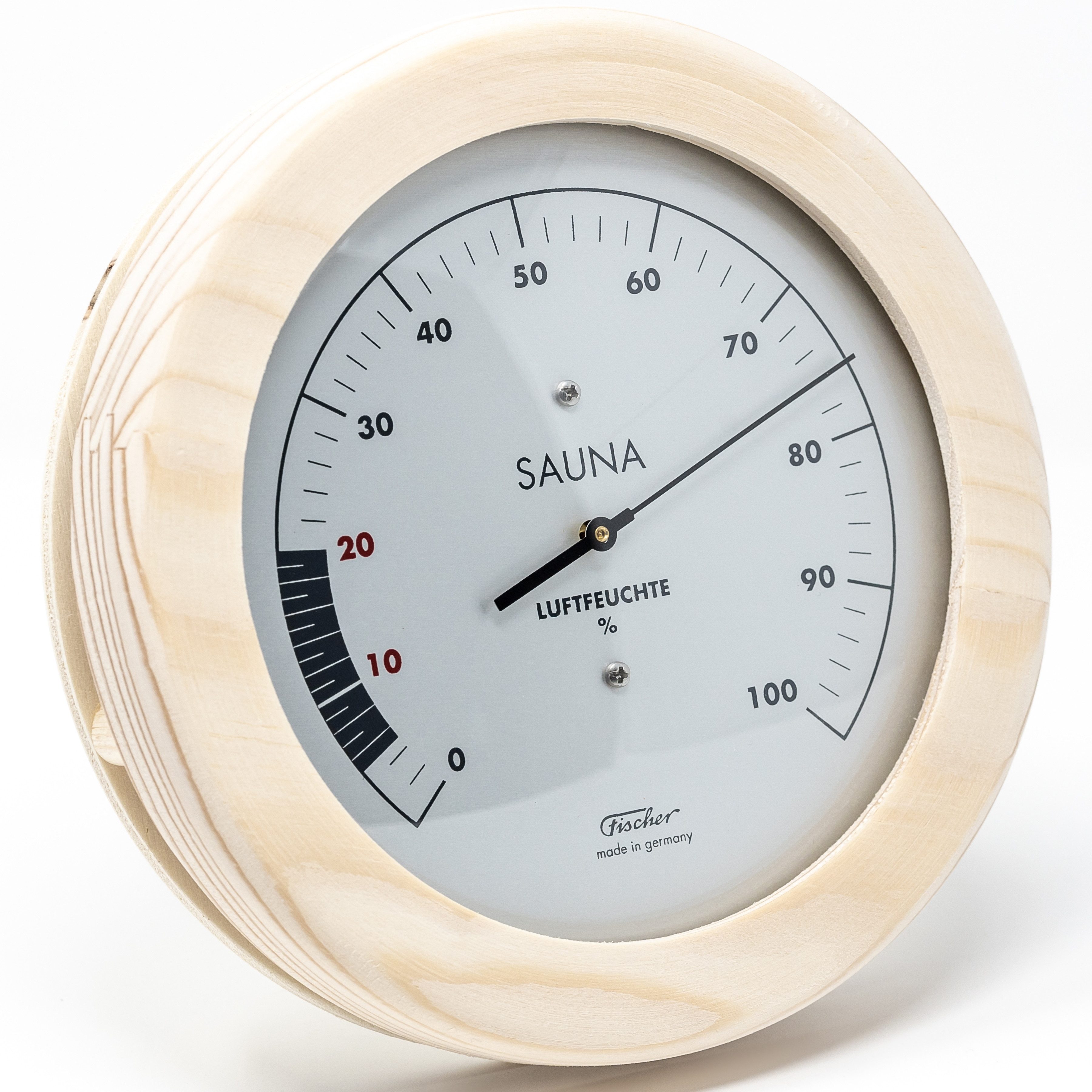 Hygrometer Fischer 196H-03 Sauna-Hygrometer Made in Germany