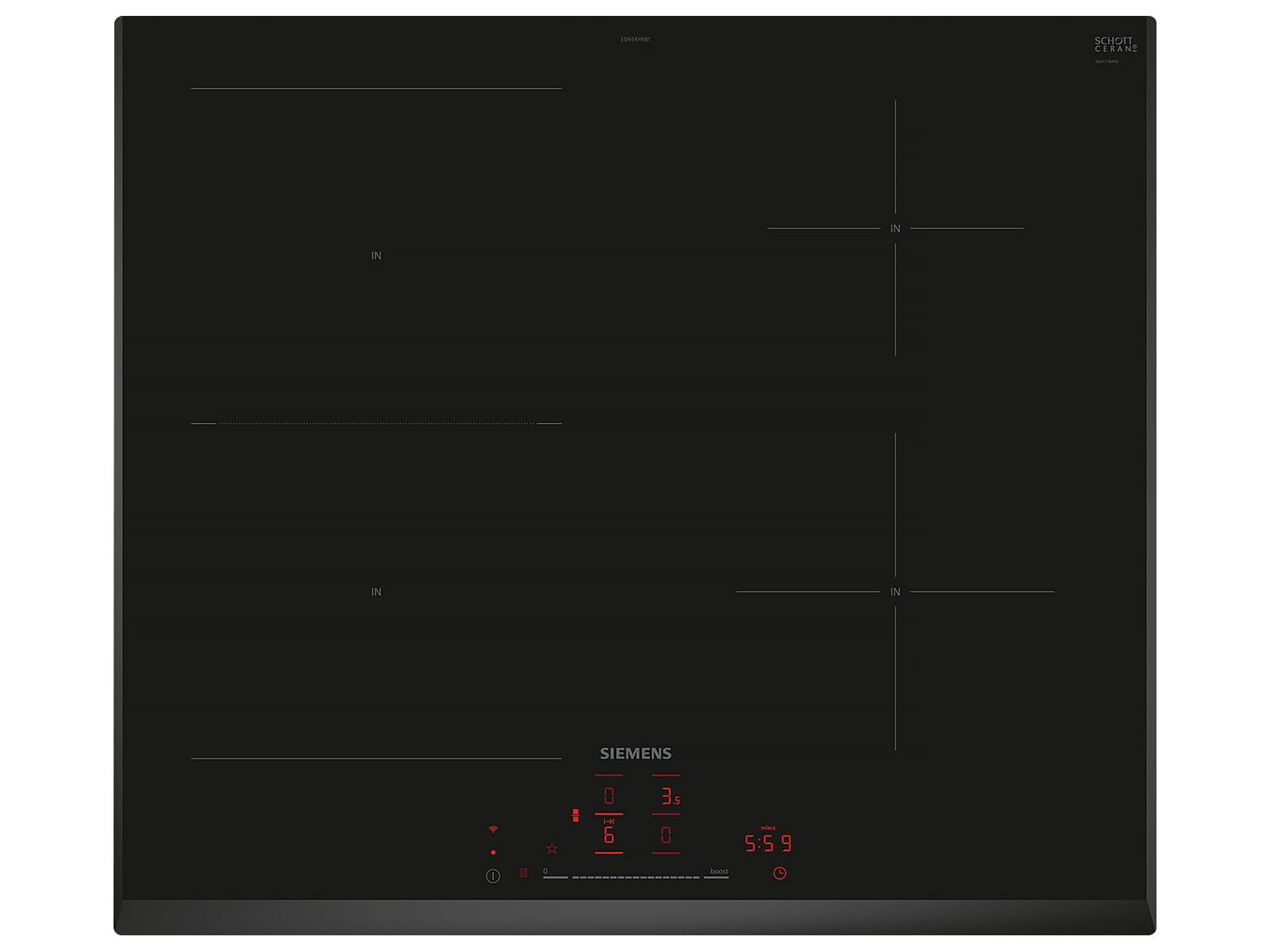 Induktions-Kochfeld ED65KHSB1E