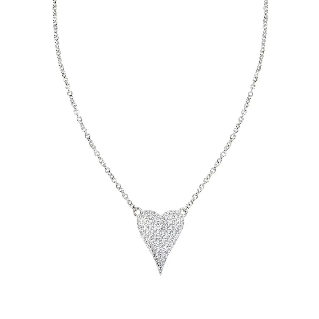 Collana Amen pendente con cuore allungato CLHLUBBZ