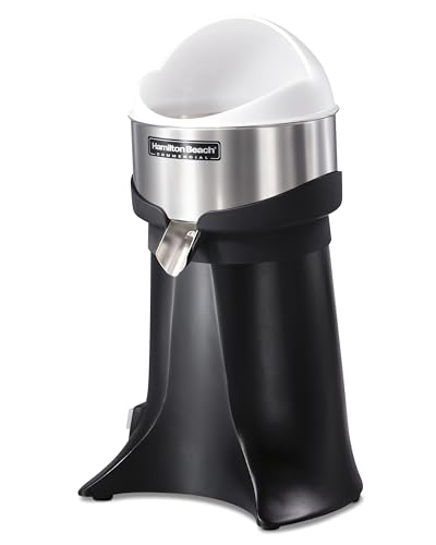 Hamilton Beach Commercial Electric Citrus Juicer from the FreshMark Line, Fills a Glass of Juice in Less than 30 Seconds, Powerful Motor, 3 Reinforced Reamers, NSF Certified, HCJ967R : Home & Kitchen