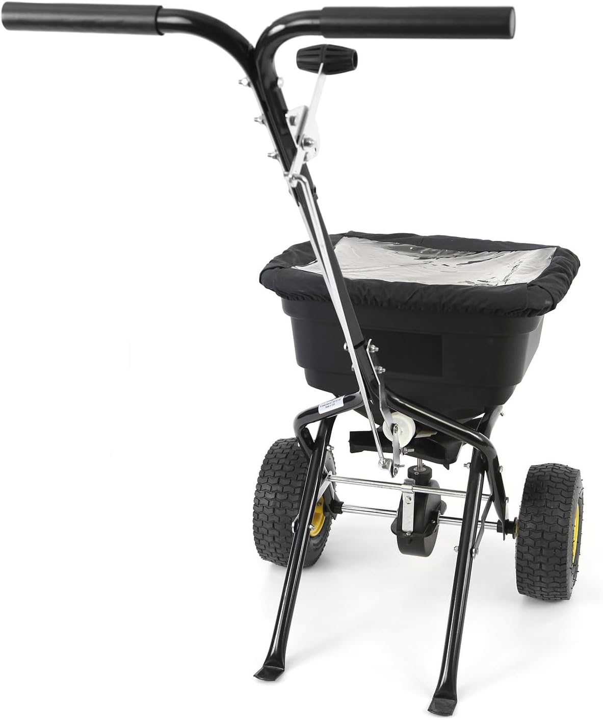 Spyker Lawn and Handheld Spreader Kit: Pro-Series 50 Pound Broadcast Spreader with 5 Pound Handheld Spreader Kit