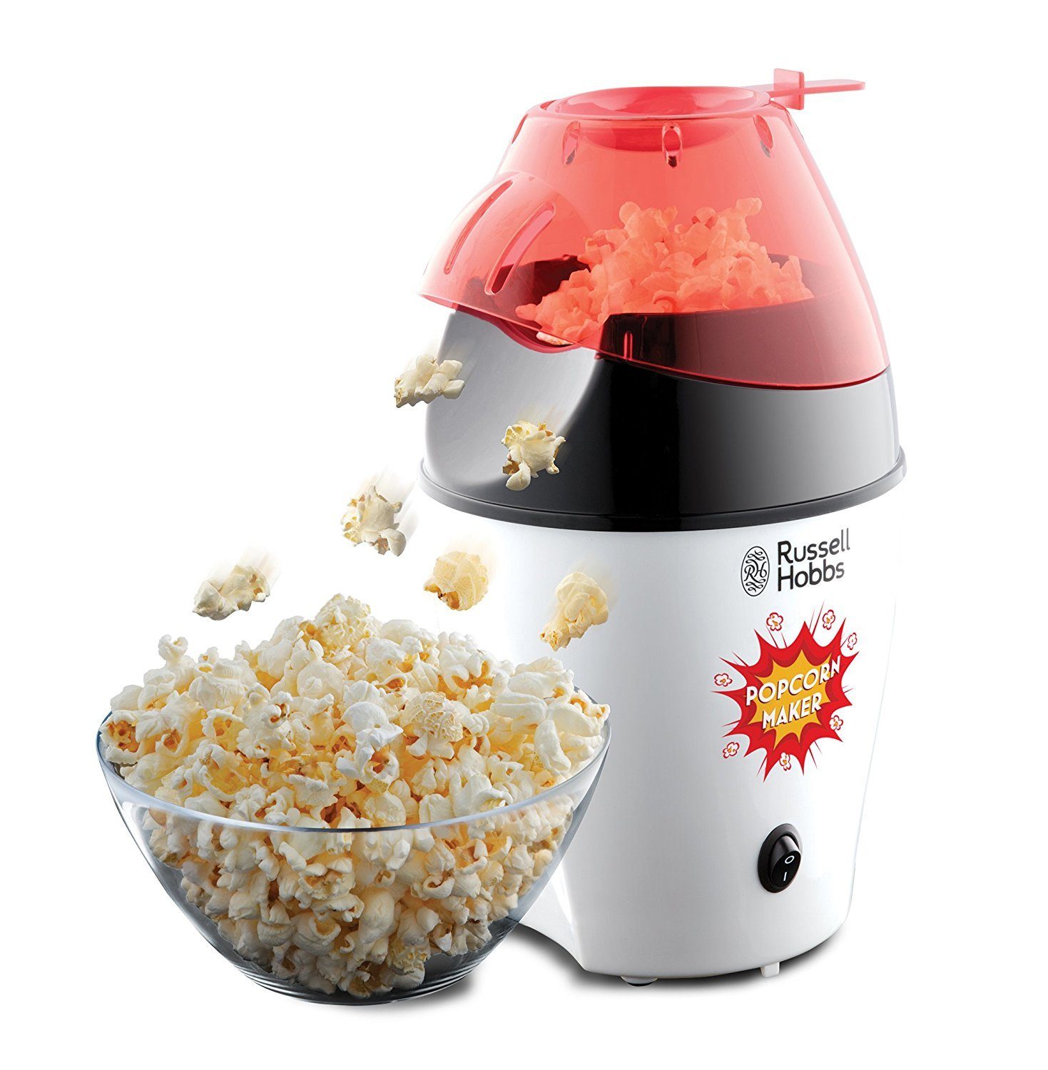 Popcornmaschine Fiesta 24630-56 Automat Heissluft ohne Fett 1200W