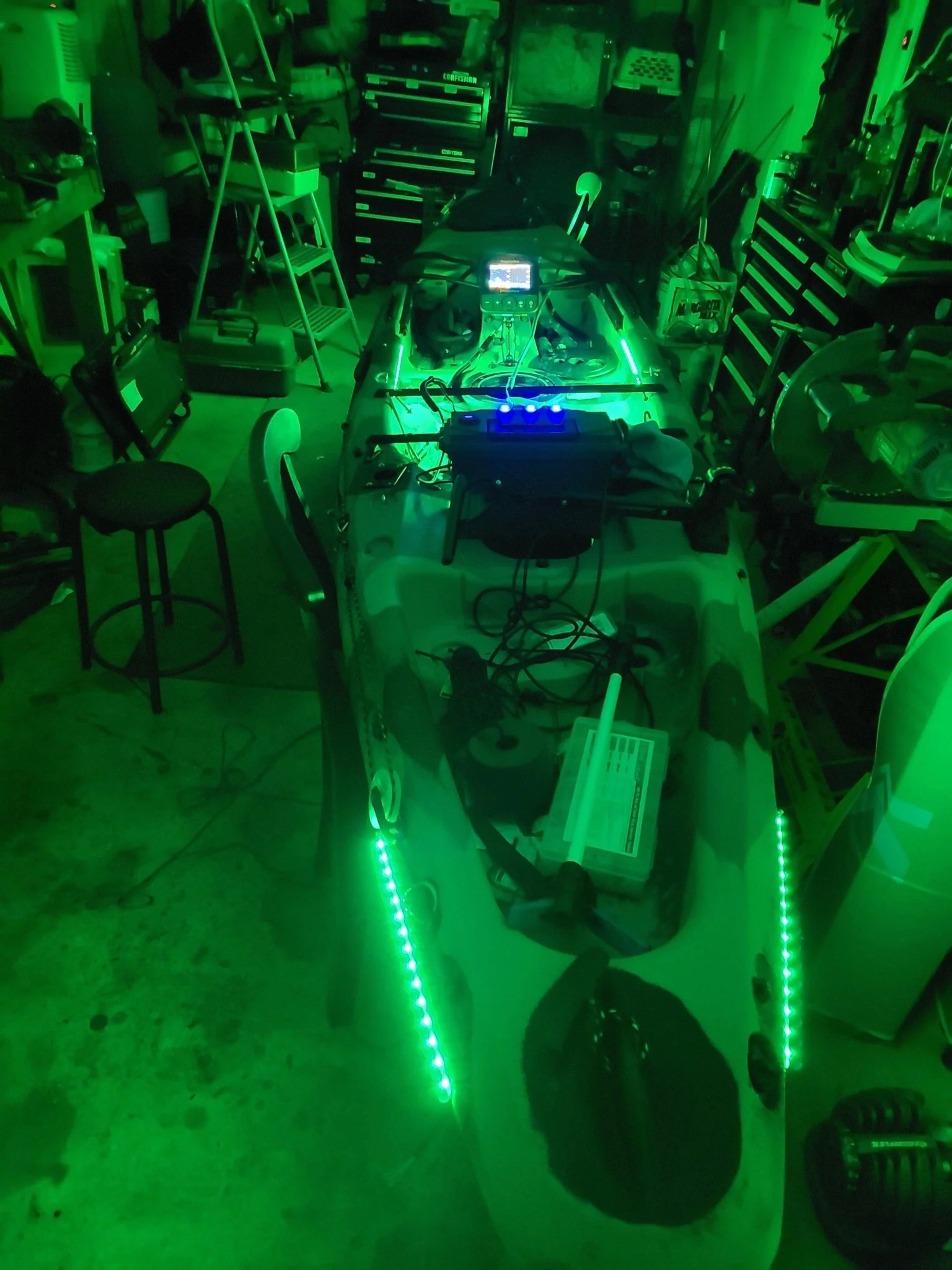 Pimp My Kayak - LED Lighting DIY Kit - 30,000 Lumens - Includes Red & Green Navigation Lights