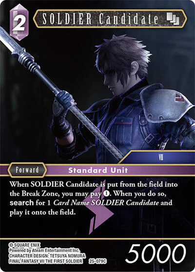 SOLDIER Candidate (25-079C) - 25-079C