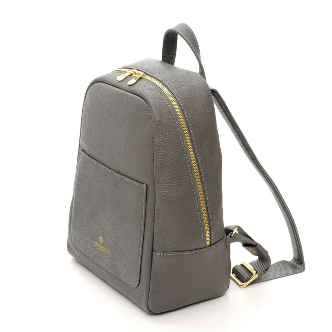 Zaino Spalding & Bros Sammy in pelle grigio 173779U823