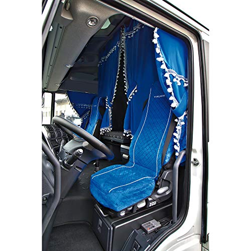 Lampa 98642 Melissa, Set Tende e coprisedili in Microfibra per Camion   Blu : Auto e Moto