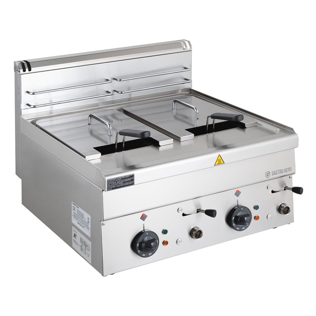 Fritteuse Elektro-Fritteuse 16L Tischgerät Edelstahl