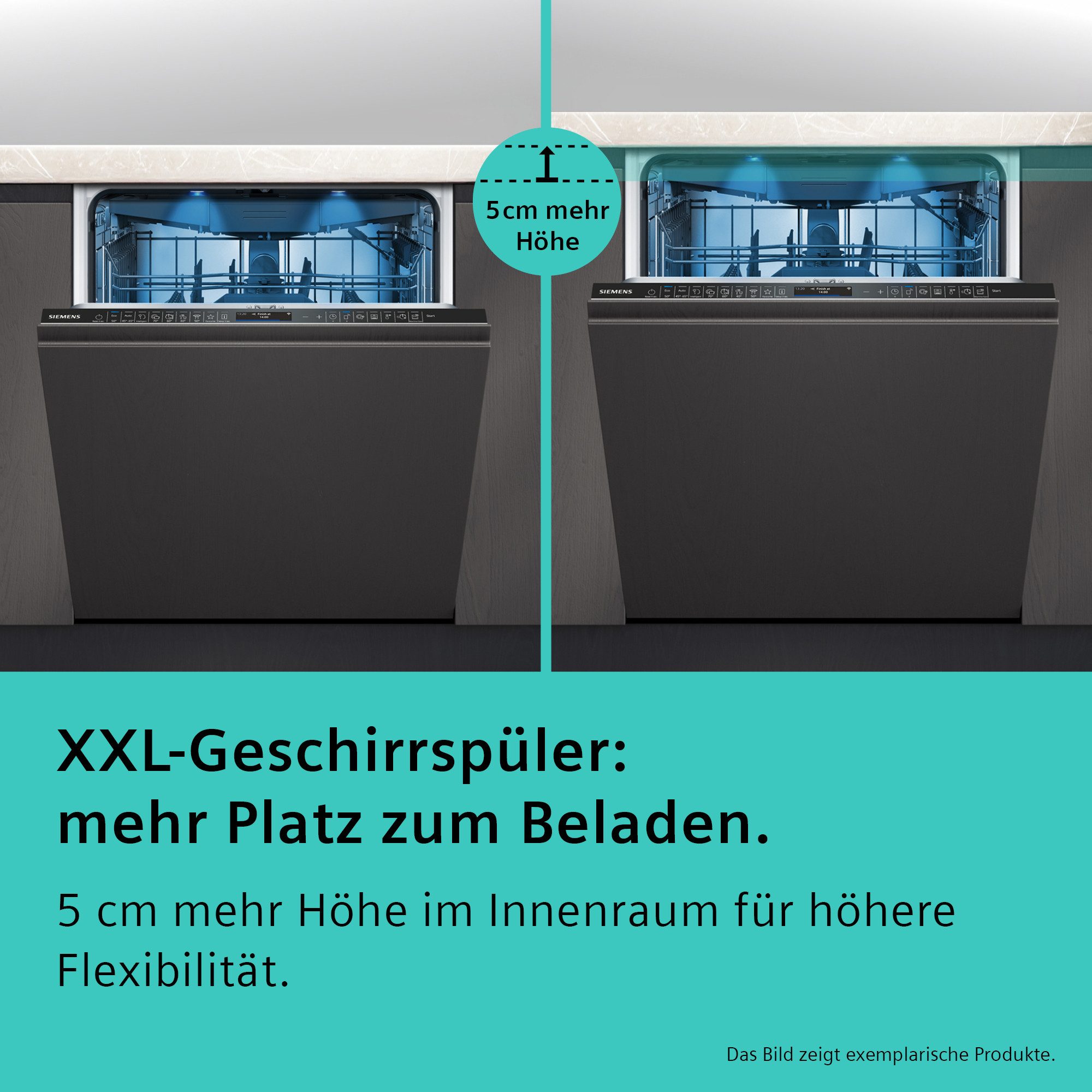vollintegrierbarer Geschirrspüler XXL, iQ300 SX63EX22CE