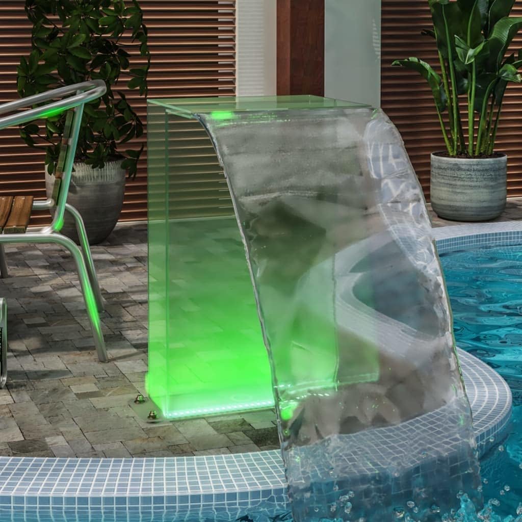 INLIFE Wasserfall-Element mit RGB-LEDs Acryl 51 cm,5.36kg,151406