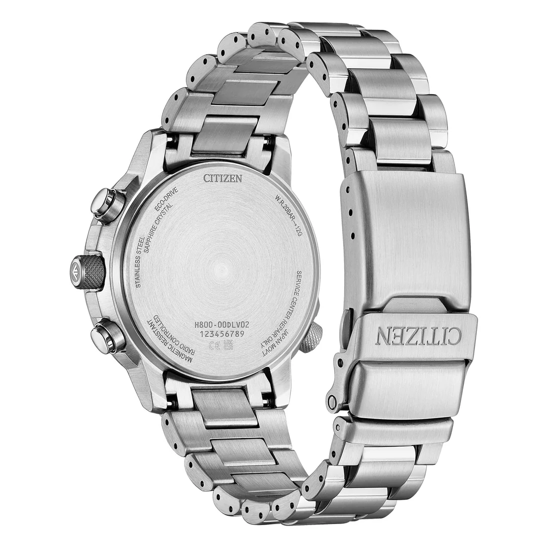 Citizen AT8300-58L Crono Pilot blu Radiocontrollato in acciaio