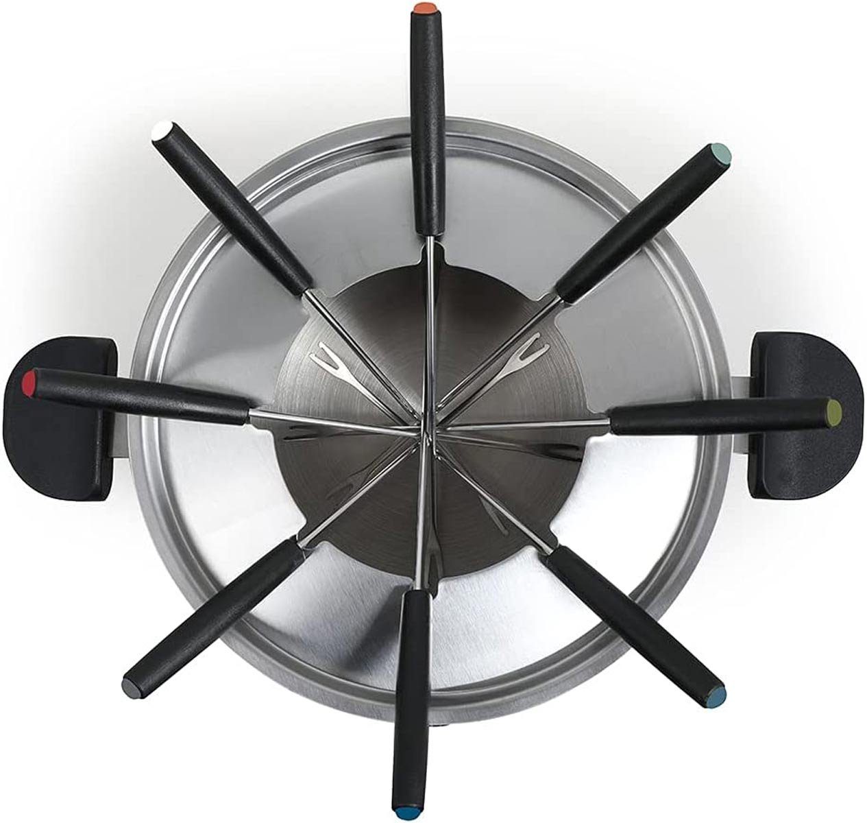 Elektro-Fondue DOC 263 elektrisches Fondue-Set, Edelstahl, für 8 Personen