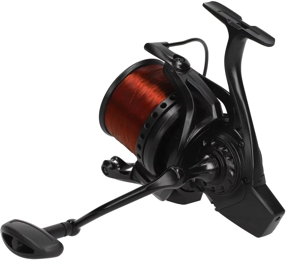 Mostal Karpfencombo Big Pit 8000 + CR 8 Carp 12ft 3,50lbs + Schnur Karpfen Angelset