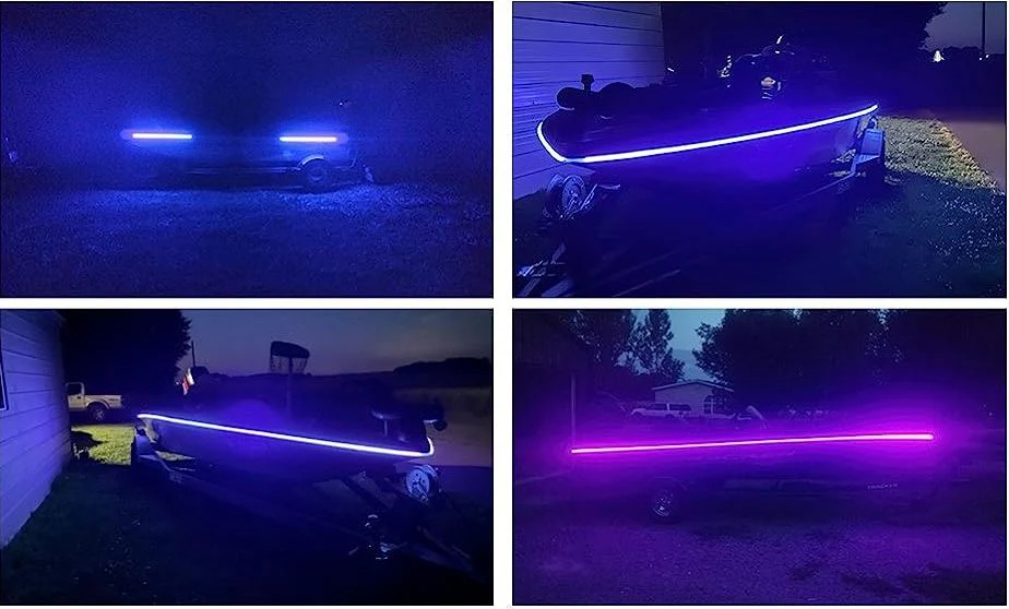 Ultra Violet UV Black Light LED Strips 12V Marine Boat Night Fishing