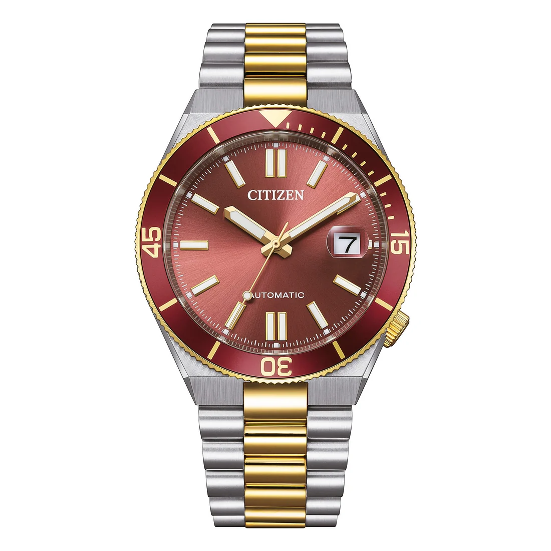 Orologio Citizen NJ0234-58X Tsuyosa acciaio oro ghiera rossa