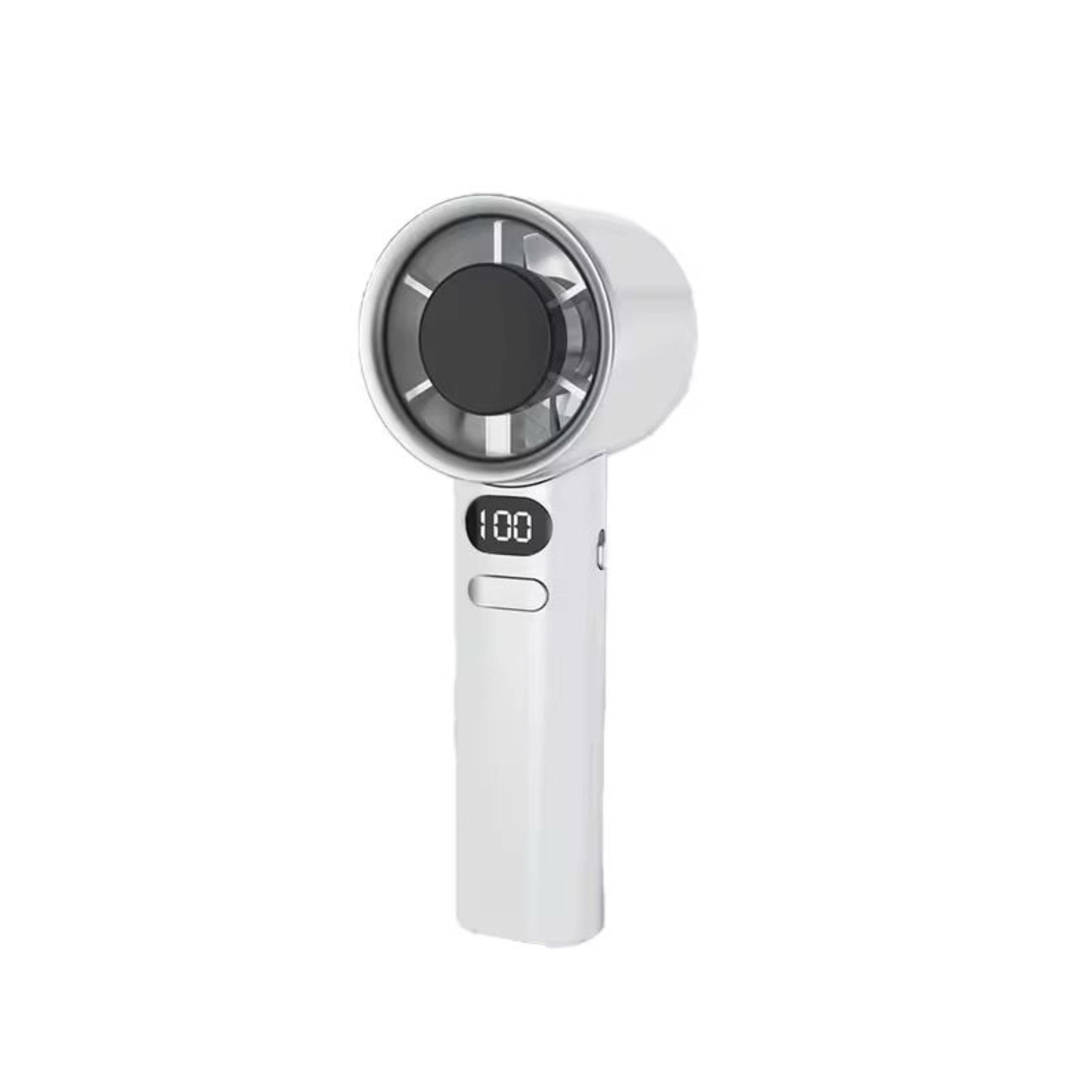 Handventilator Mobiler USB Handventilator mit Akku, LED Display, 120 Stufen, tragbar
