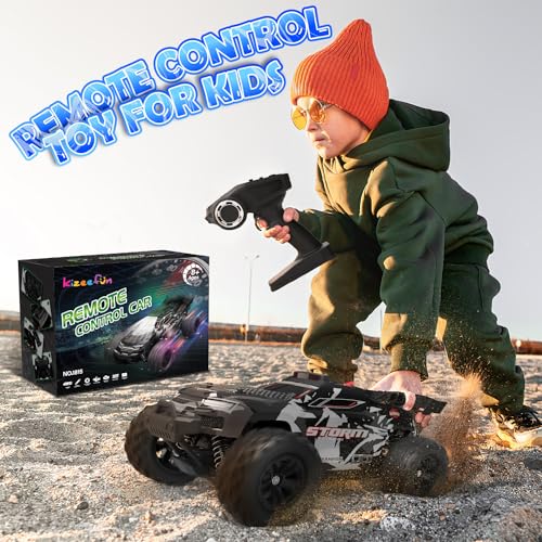 Kizeefun Macchina Telecomandata   2,4GHz 1:18 Alta Velocità Offroad 4WD RC Auto Vehicle con 2 Batterie 70 Minuti di Gioco Auto Radiocomandata per Bambini Adulti : Giochi e giocattoli