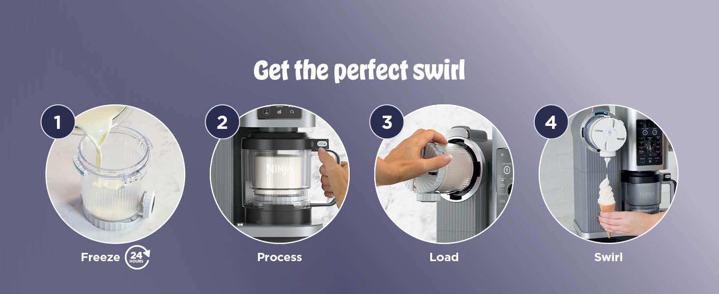 Get the perfect swirl