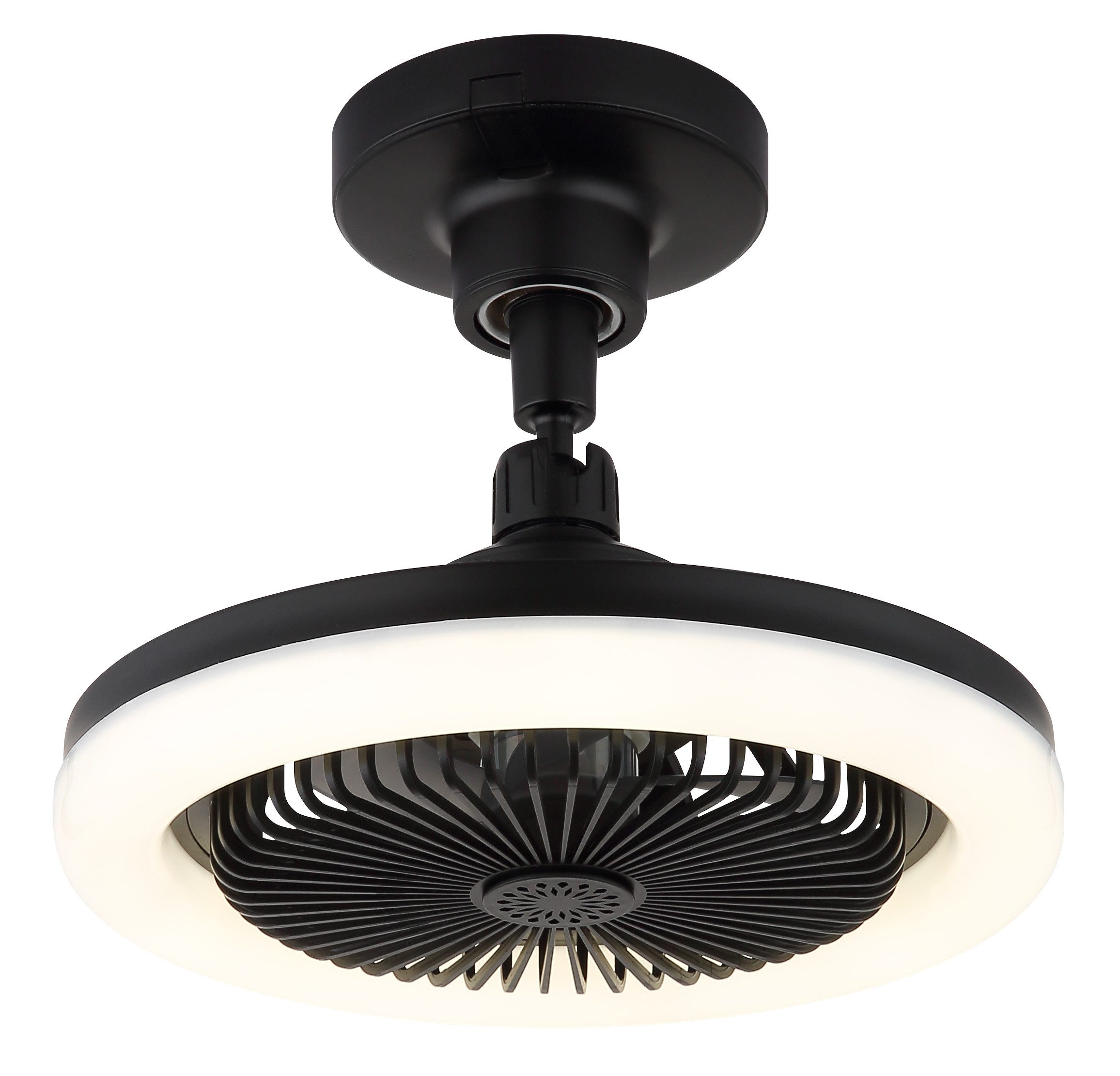 Deckenventilator GLOBO Lighting Deckenventilator LIDEA DH 25.80x21.70 cm schwarz