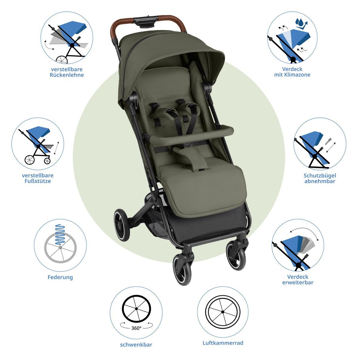 Kinder-Buggy S One - Pure - Wheat