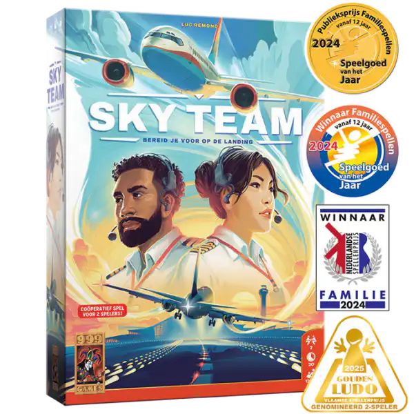 Sky Team bordspel �C Co?peratief spel voor 2 spelers