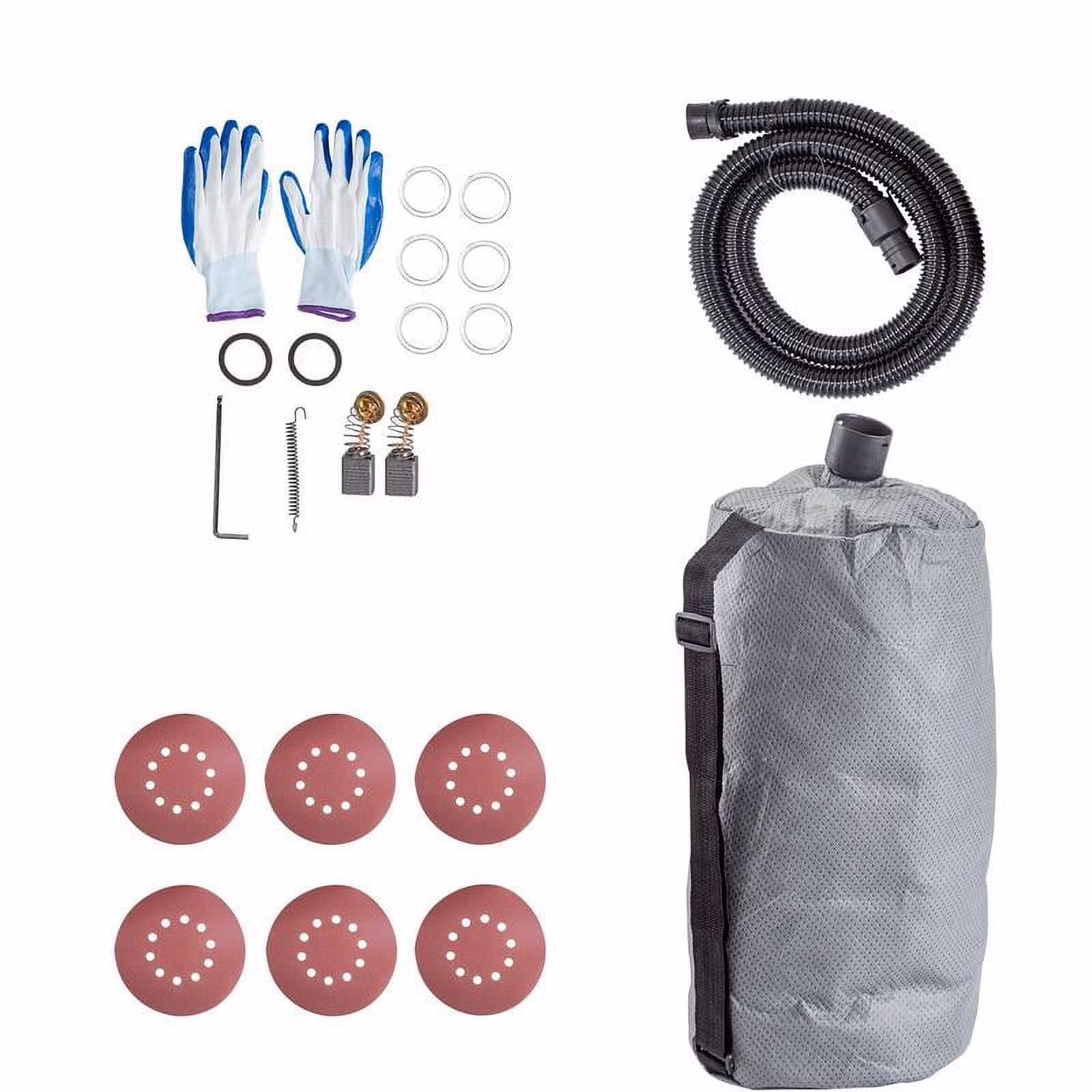 Drywall Sander 850W, Electric Drywall Sander, Electric Sander, with LED Strip Light and Vacuum Bag, Variable Speed 800-1750 RPM, Foldable Sheetrock Sander, with Telescope Handle, Wall Sander