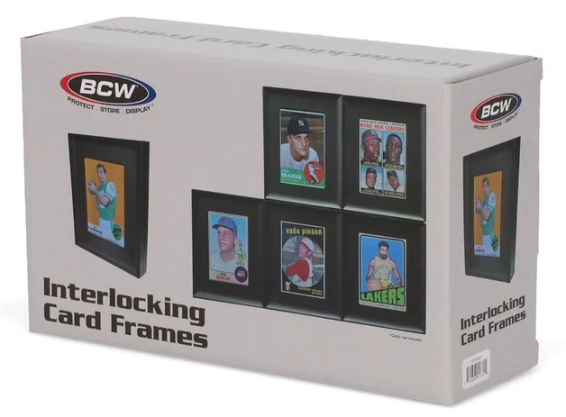BCW: Interlocking Card Frames - Black
