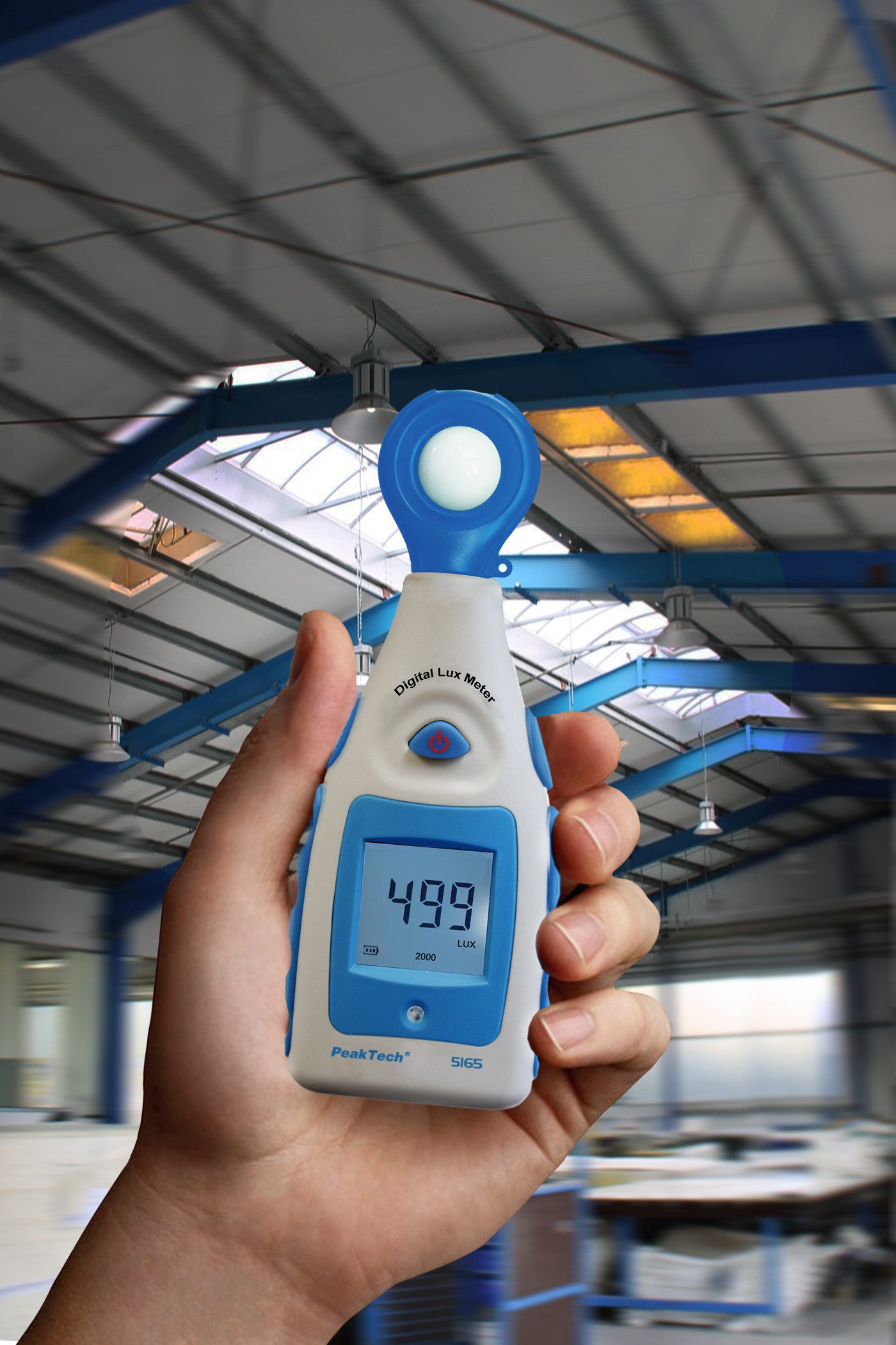 Klimamesser Digital Luxmeter, Lichtmesser, Beleuchtungsmessgerät