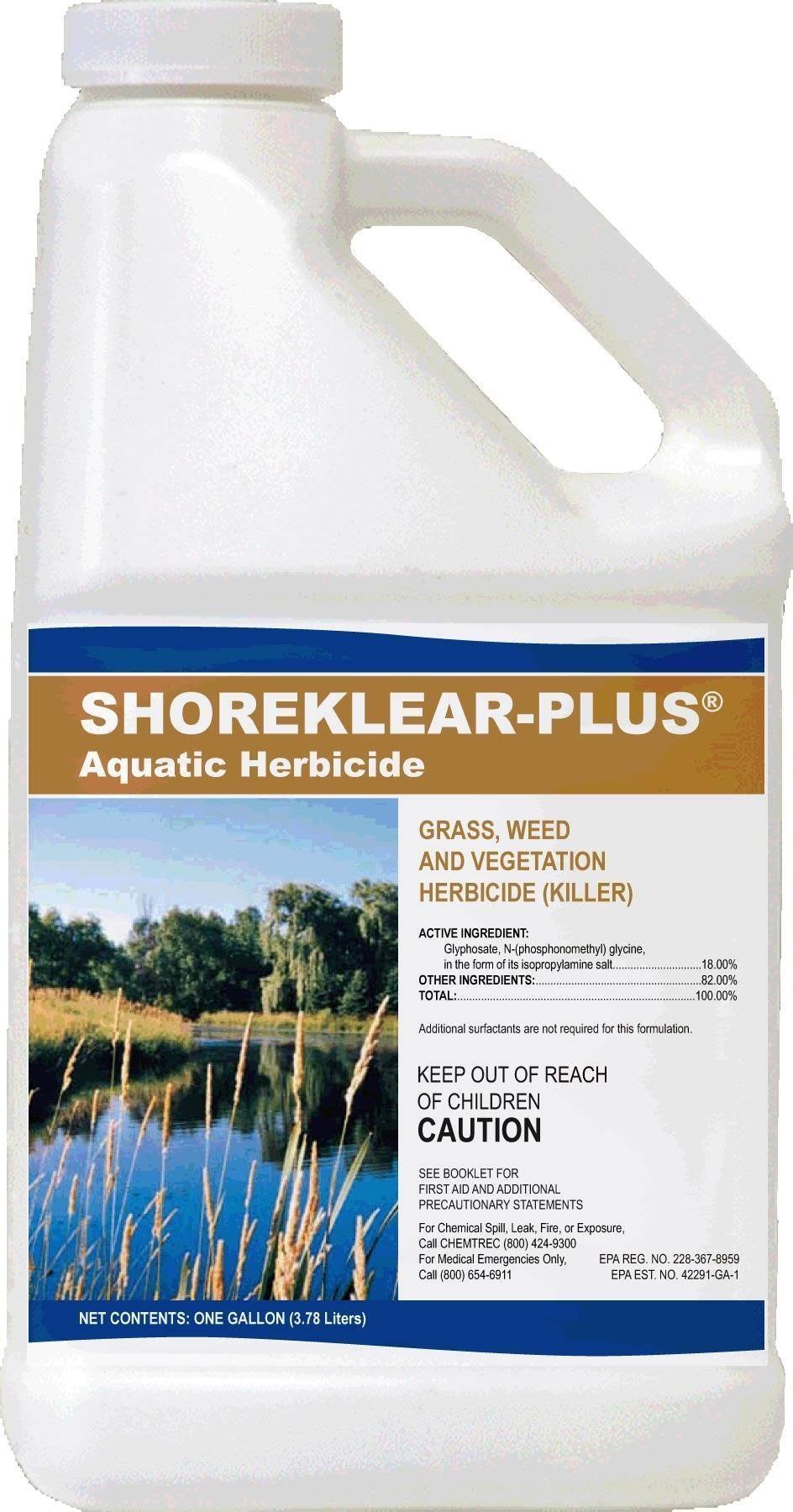 Applied Biochemists Shoreklear Plus Aquatic Herbicide &ndash; Non Selective Weed Control for Lakes & Ponds
